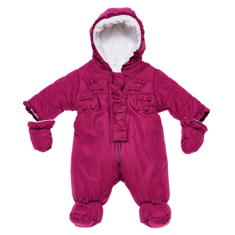 Космонавт за бебе за момиче лилав  204511