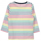 Памучна раирана блуза с дълъг ръкав за момче многоцветна Idexe 205216 4