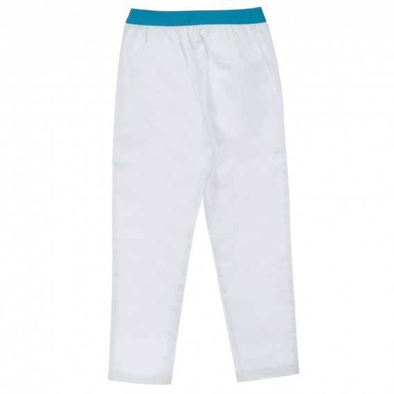 Памучен спортен панталон бял Tape a l'oeil 205229 4