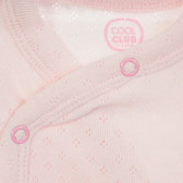 Комплект от два броя бодита с дълъг ръкав за бебе в бежово и розово Cool club 205512 4