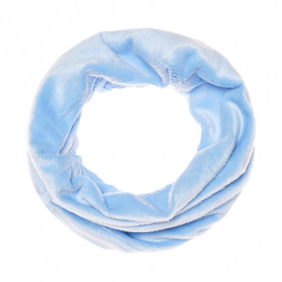 Плюшен шал в син цвят за момче TUTU 205639 