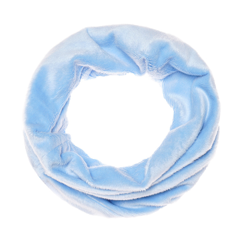 Плюшен шал в син цвят за момче  205639