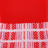 Плетен червен шал Benetton за момиче Benetton 205684 3