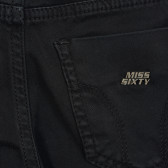 Памучен панталон за момиче черен Miss Sixty 205785 3