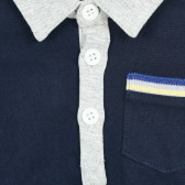 Поло тениска за бебе за момче синя Roberto Cavalli 205903 2