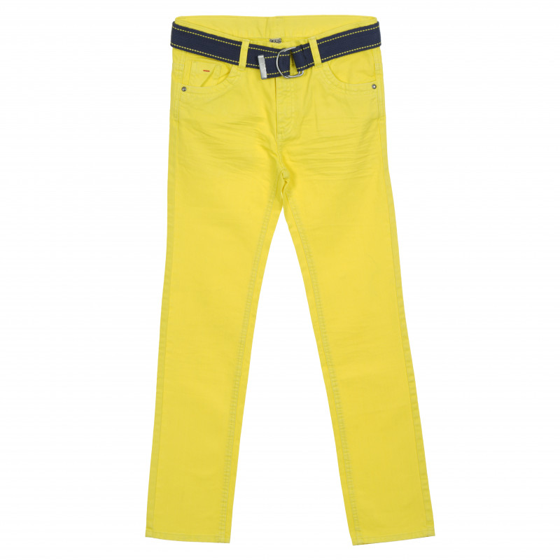 Панталон за момиче жълт  206047