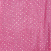 Плюшен гащеризон с яка в бяло и розово за момиче Idexe 206234 10