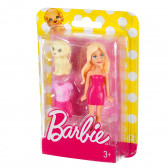 Барби мини комплект с два тоалета и домашен любимец №1 Barbie 206564 