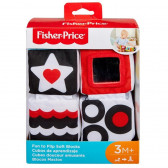 Меки кубчета за игра - Обърни и научи Fisher Price  206724 3