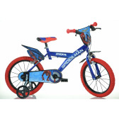 Детски велосипед, Spiderman, 16 инча с една скорост и помощни колела Dino Bikes 20699 
