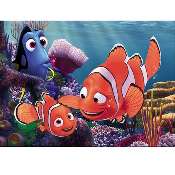 Детски пъзел "Откриването на Немо" 2 в 1 с флумастери, 60 части Finding Nemo 207091 2