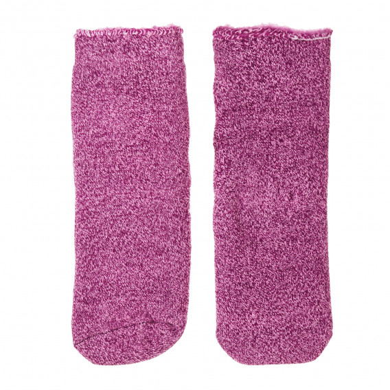 Термо чорапи за момиче розов меланж Antonio 207135 