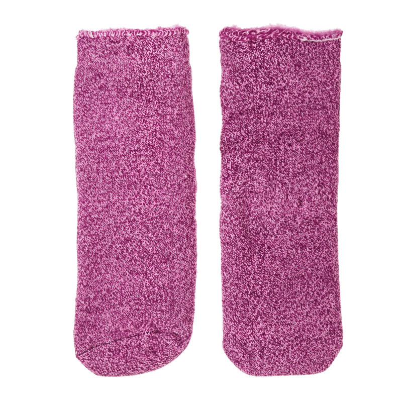 Термо чорапи за момиче розов меланж  207135