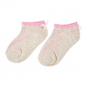 Комплект от три чифта чорапи за момиче сиви Antonio 207147 3