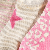Комплект от три чифта чорапи за момиче сиви Antonio 207148 4