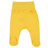 Памучни ританки за бебе, жълти NINI 207344 
