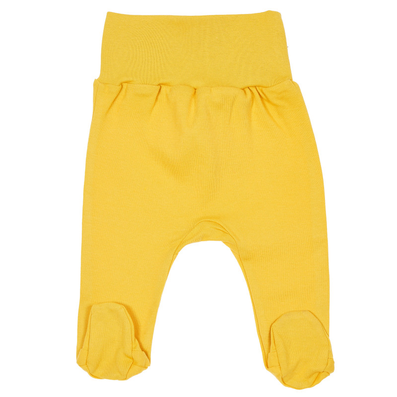 Памучни ританки за бебе, жълти  207344