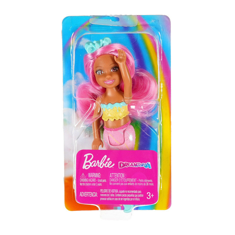 Кукла - русалка Барби Dreamtopia с розова коса  207418
