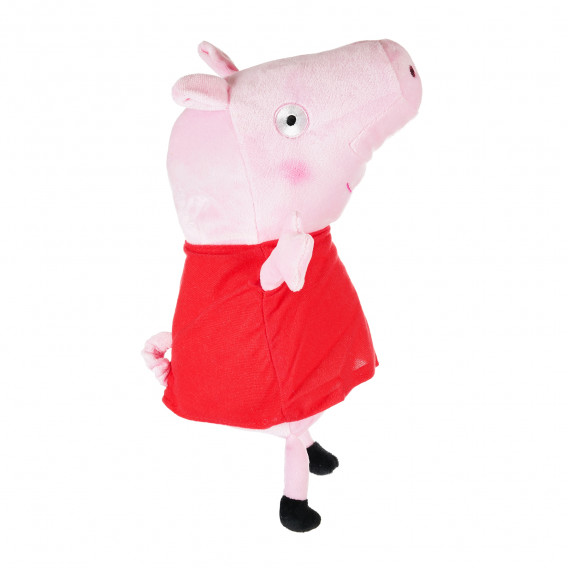 Плюшено прасенце Пепа с червена рокля, 28 см Peppa pig 207476 2