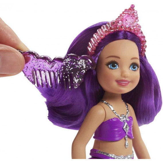 Кукла - русалка Барби Dreamtopia с лилава коса Barbie 207640 2