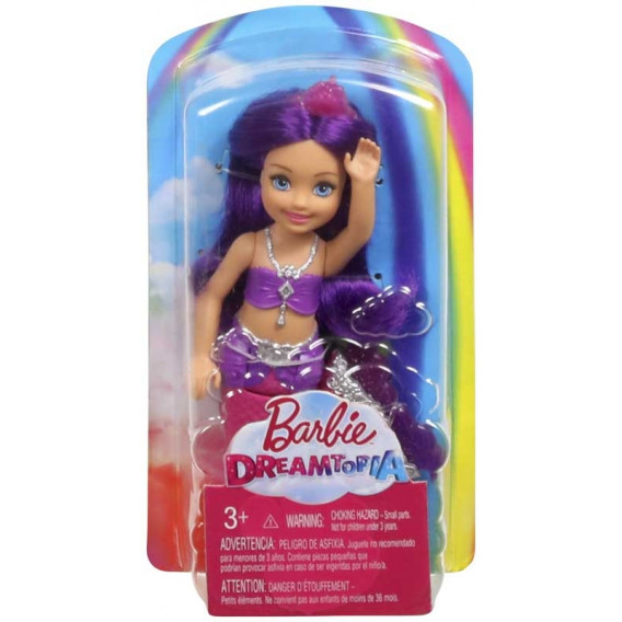 Кукла - русалка Барби Dreamtopia с лилава коса Barbie 207641 3
