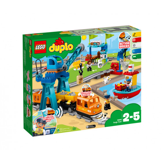Конструктор- Товарен влак, 105 части Lego 20772 