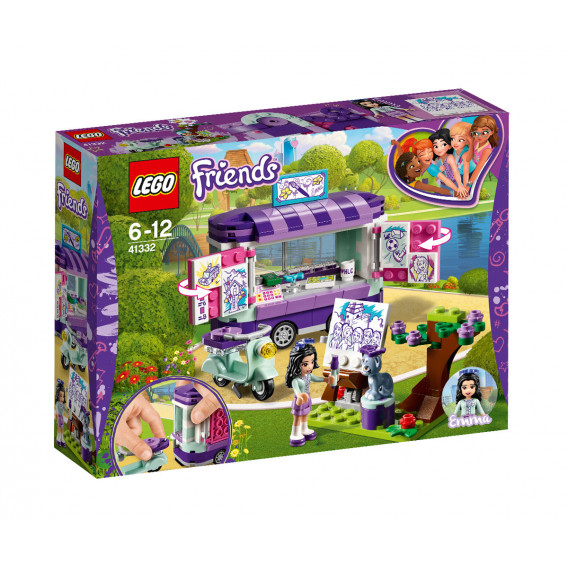 Конструктор- Щандът за изкуство на Emma, 210 части Lego 20777 