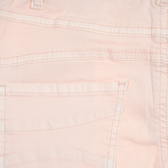 Дънкови панталони розови за момиче Benetton 207899 3
