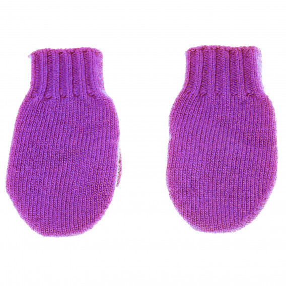 Вълнени ръкавици за момиче розови Benetton 207907 