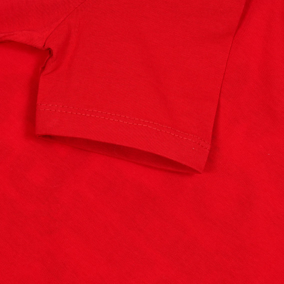 Тениска с принт за момче червена Acar 207956 3