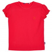 Памучна тениска за момиче червена Original Marines 208113 