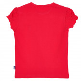 Памучна тениска за момиче червена Original Marines 208116 4