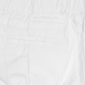 Бебешки къс панталон за момиче бял Tape a l'oeil 208231 3