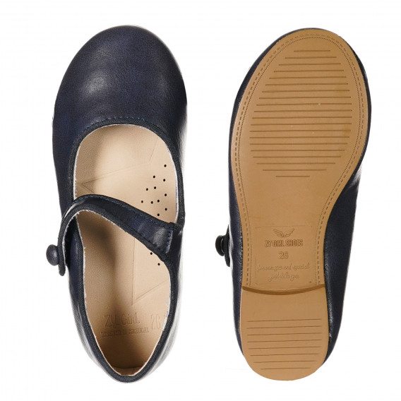 Обувки тип пантофки, сини ZY 208343 3