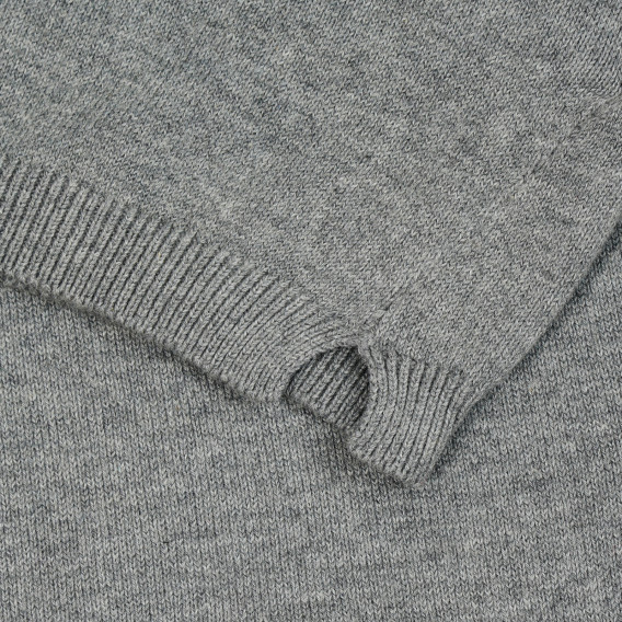 Тънък пуловер за бебе, сив ZY 208413 2