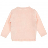 Пуловер с щампа лисичка и панделка за бебе ZY 208479 4