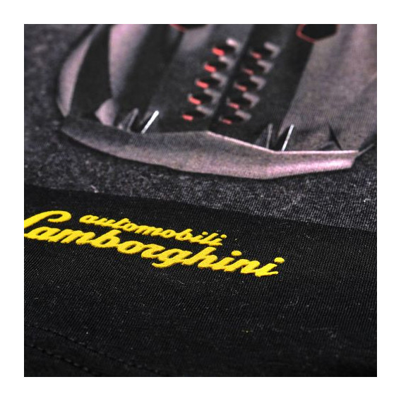 Памучна тениска  за момче, черна Lamborghini 20848 3
