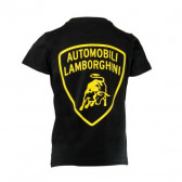Памучна тениска  за момче, черна Lamborghini 20850 2
