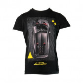 Памучна тениска  за момче, черна Lamborghini 20851 