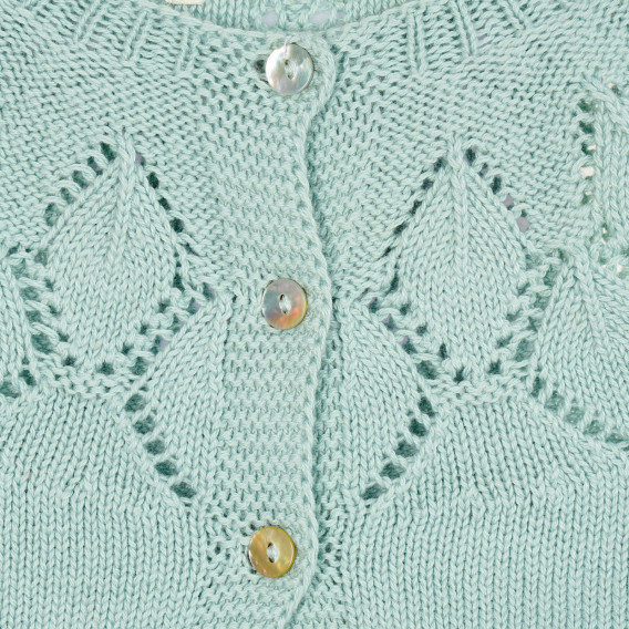 Плетена жилетка с декоративна плетка за бебе ZY 208556 2