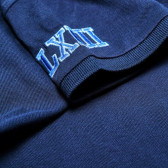 Поло тениска с бродирана емблема  за момче, синя Lamborghini 20859 3