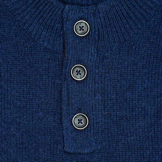 Пуловер с висока яка и копчета за бебе ZY 208644 2