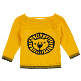 Плетен памучен пуловер за бебе ZY 208899 