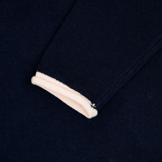 Памучен пуловер за бебе с яка ZY 208941 3