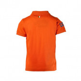 Поло тениска с бродирана емблема  за момче, оранжева Lamborghini 20932 2
