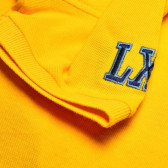 Поло тениска с бродирана емблема  за момче, жълта Lamborghini 20933 4
