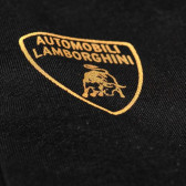 Памучен спортен комплект с емблема на марката за момче, черен Lamborghini 20961 2