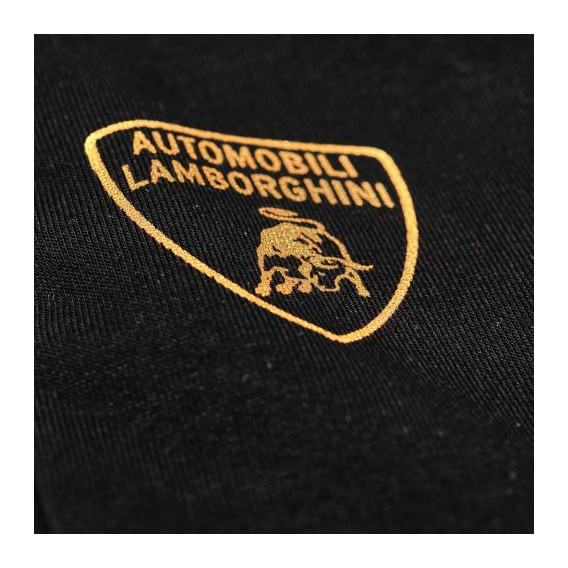 Памучен спортен комплект с емблема на марката за момче, черен Lamborghini 20961 2