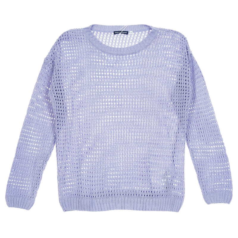 Тънък пуловер, лилав  209911