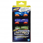 Комплект автомобили за изстрелване Nitro 3 бр. Nerf 210297 2